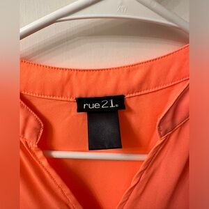 Orange blouse